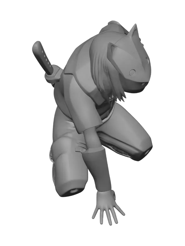 3D model for The Silent Ninja