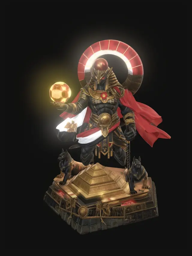 3D model for Pharaoh of Fire
