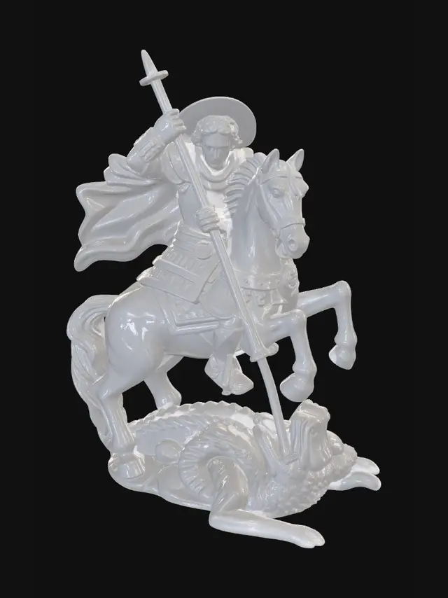 3D model for Saint George and the Dragon