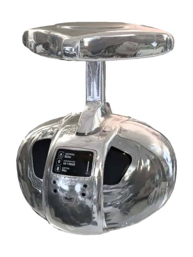 Modèle 3D Aerial Pathways Sky Pod, généré par IA