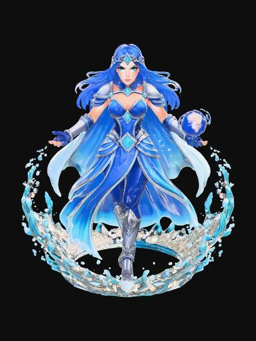 3D model for water