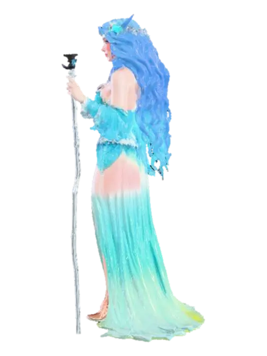 Mystical_Maiden_1114224547_generate - Moondruid 3D model, vytvořený pomocí AI