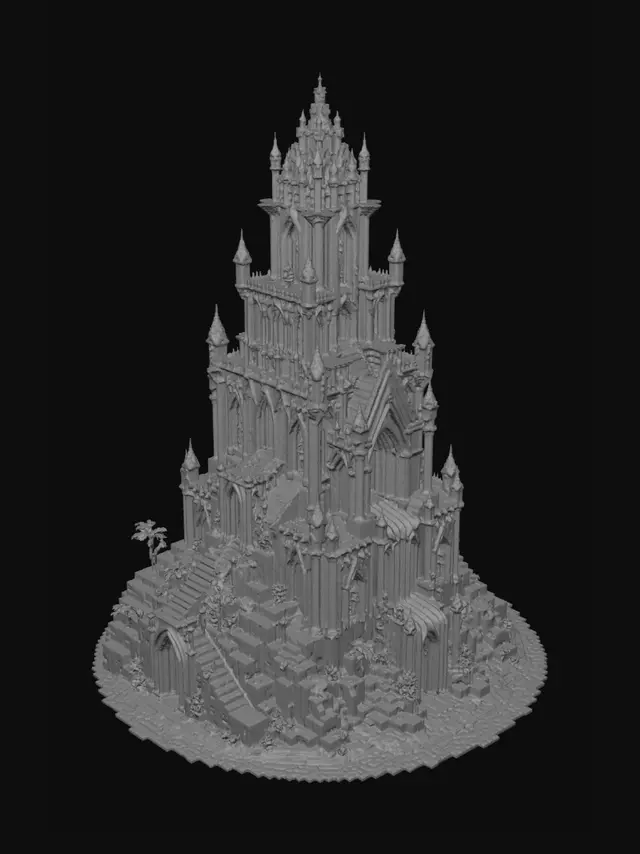 3D model for Emberfall Citadel