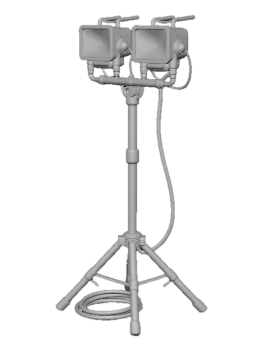 3D model for Twin Light Stand