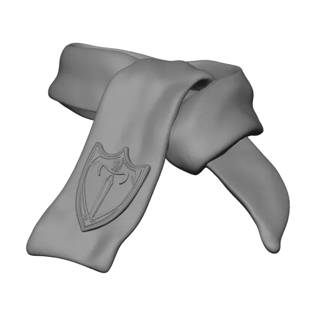 3D model for Knight's Crest Scarf