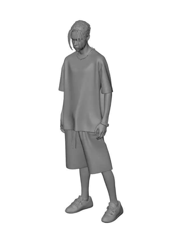 3D model for Mint Green Ensemble
