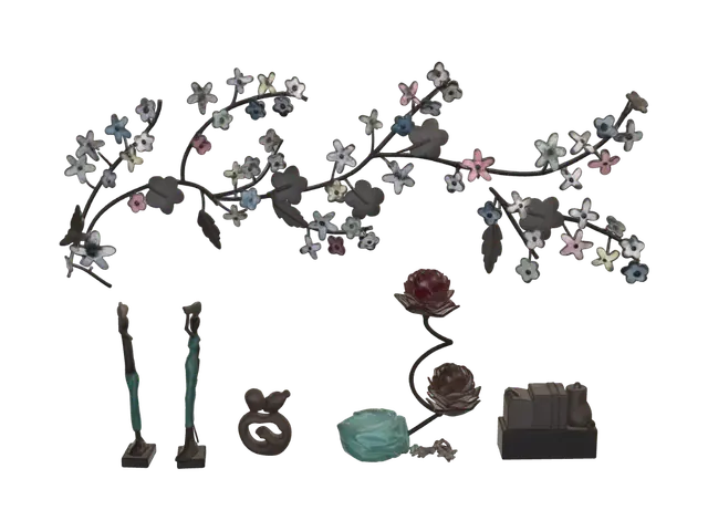 3D model for Blossoming Wall Vine