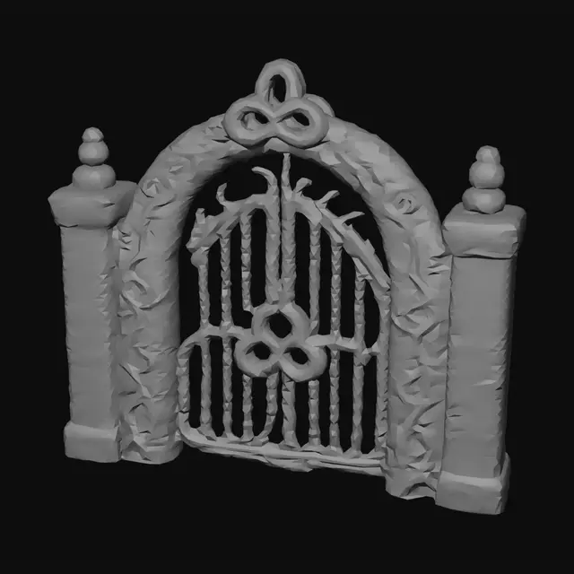 3D model for Ivy-Wreathed Gate
