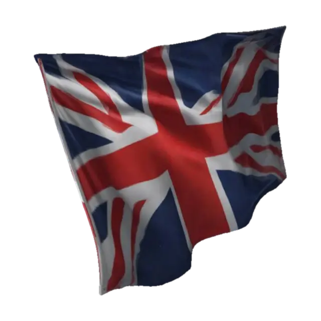 realistic high detail united kingdom flag - Flags 3D-model, gegenereerd door AI
