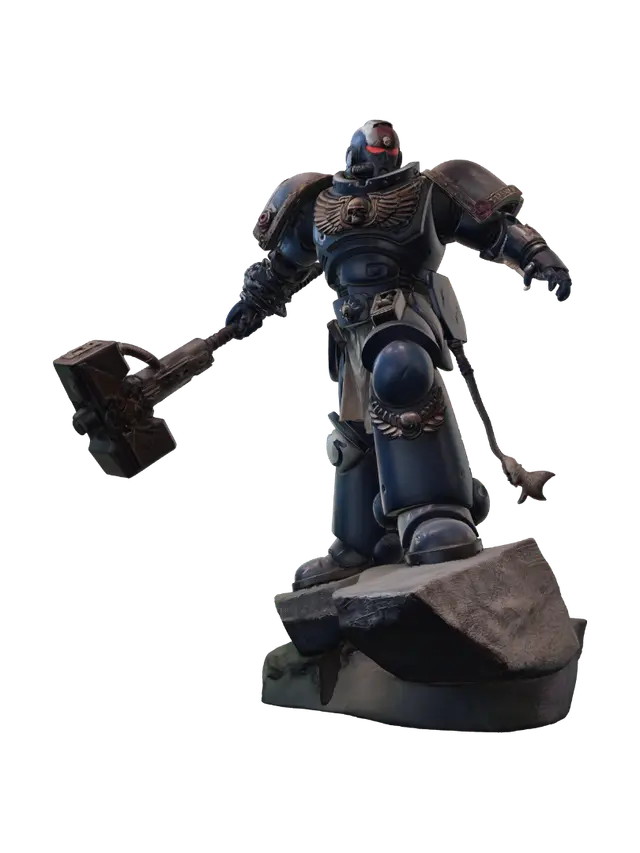 3D model for Ultramarine Space Marine Statue