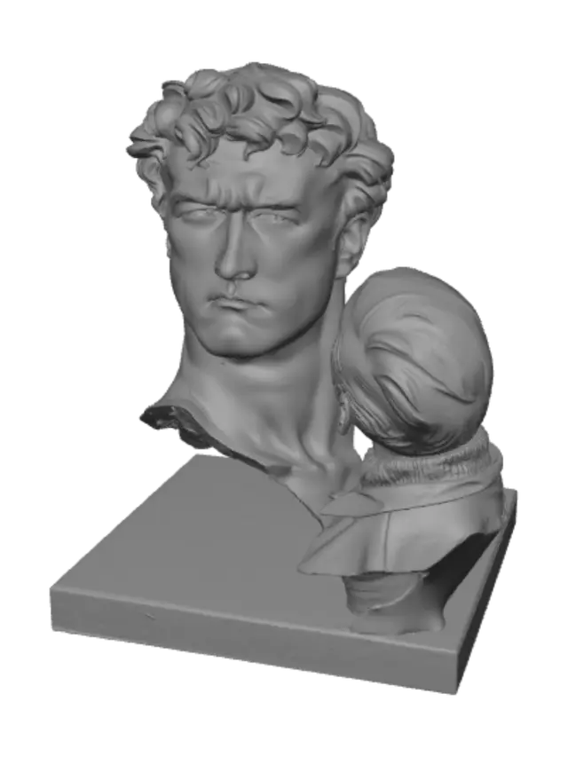 3D model for Gazing at David