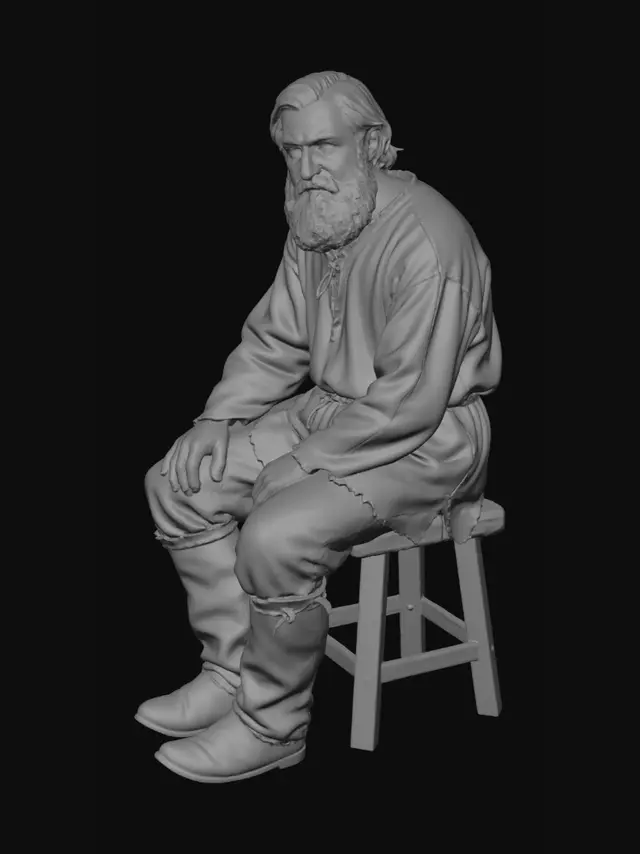 3D model for The Weary Hermit