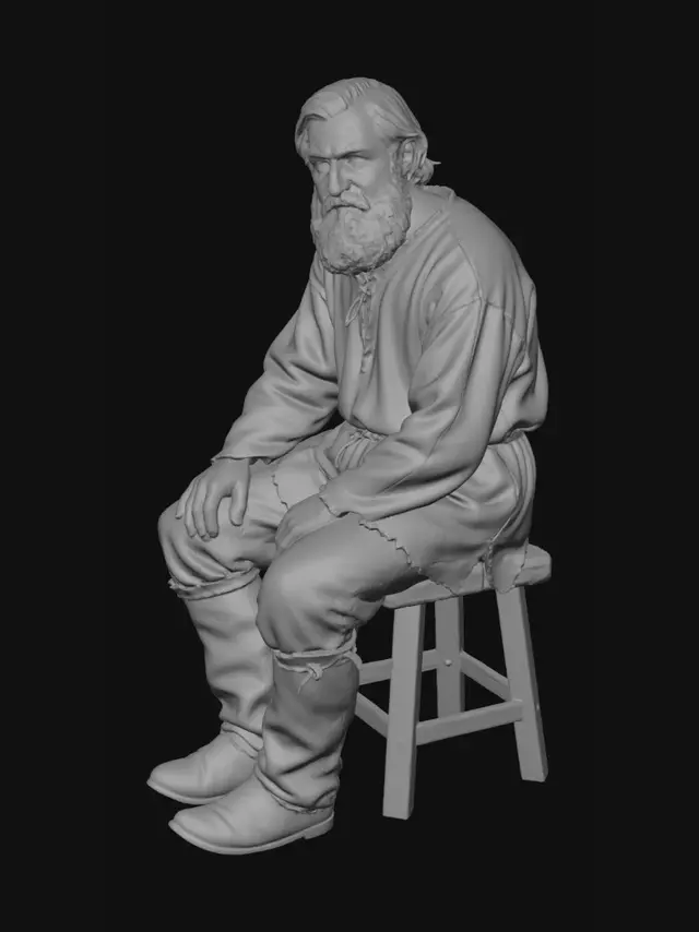 3D model for The Weary Hermit