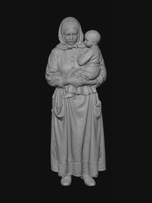 3D model for Mother and Child
