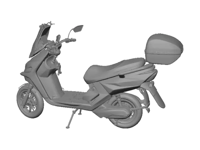 3D model for Scooter at a Car Dealership