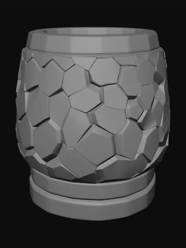 3D model for Midnight Hexagon Tumbler