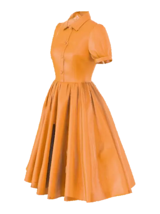 50s dress 3D model, vytvořený pomocí AI