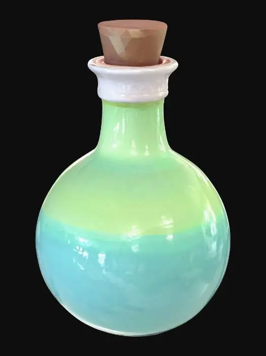 3D model for low poly fantasy rpg potion