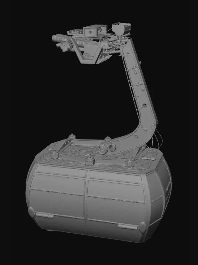 3D model for Peak 2 Peak Gondola at Whistler Blackcomb