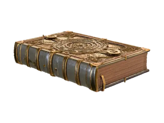 Arcane Grimoire - Spellbook 3D model, AI generated