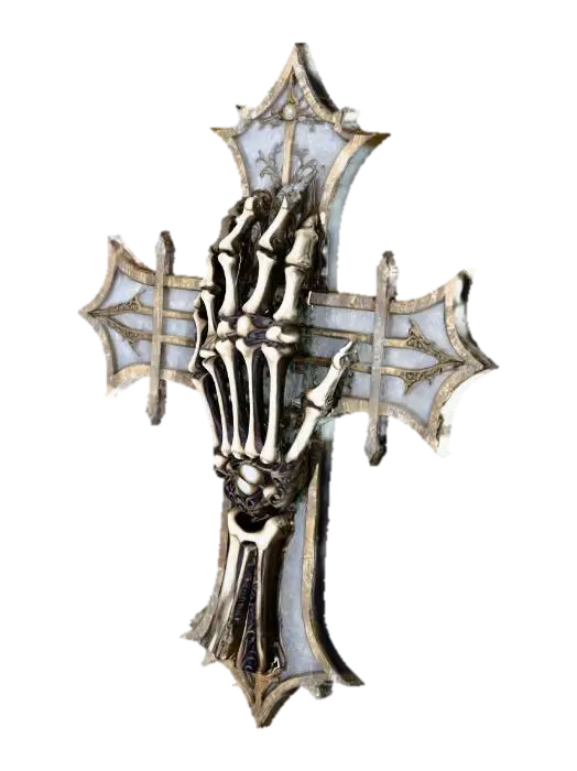 Eternal Embrace - Cross 3D model, vytvořený pomocí AI