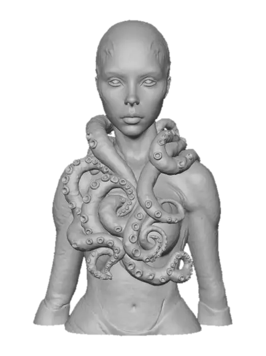 3D model for Lovecraft´s girl, #Halloween2025#