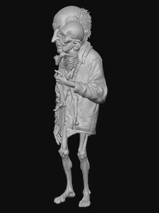 3D model for Caretaker's Burden, #Thanksgiving#