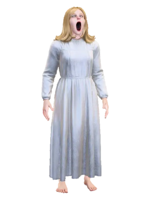 The Scream - Devils 3D model, vytvořený pomocí AI