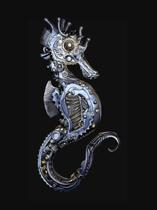 3D model for Clockwork Seahorse