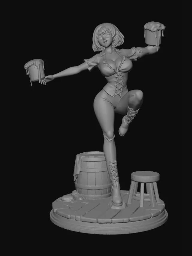 3D model for Barmaid's Toast