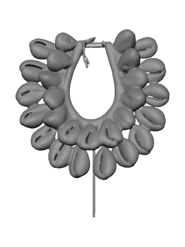 3D model for Cowrie Shell Necklace