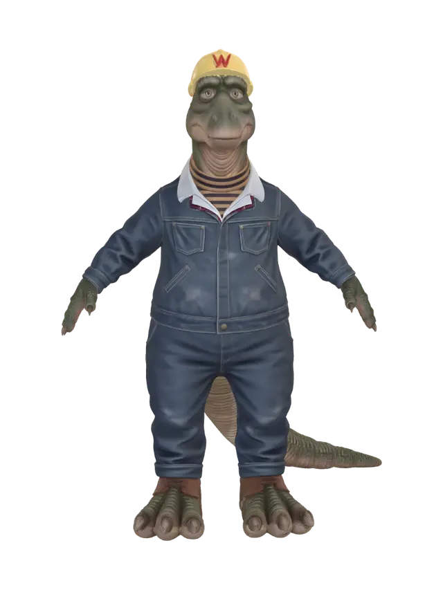 3D model for Construction Dino
