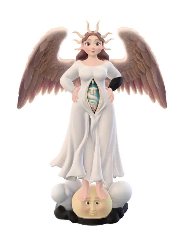3D model for Angel of Life