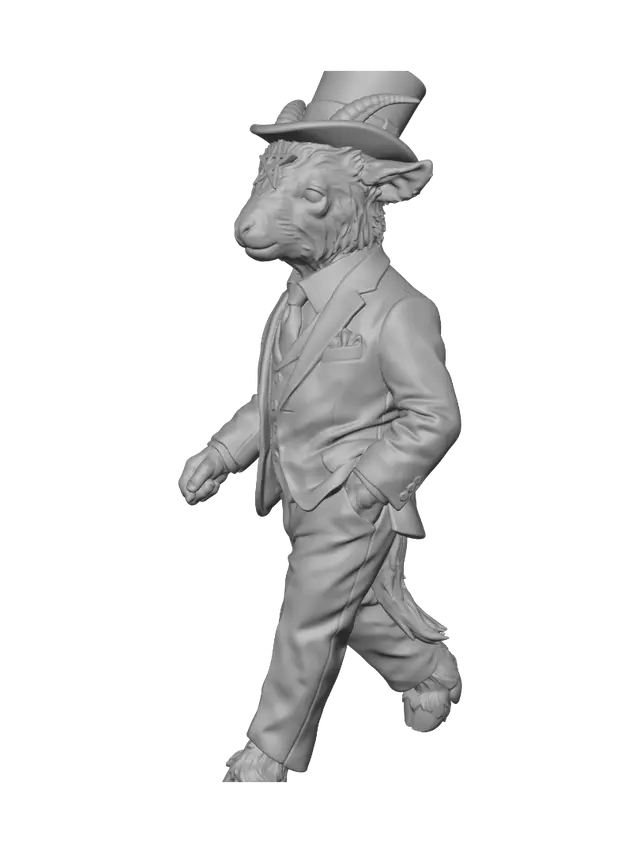 3D model for The Dapper Goat
