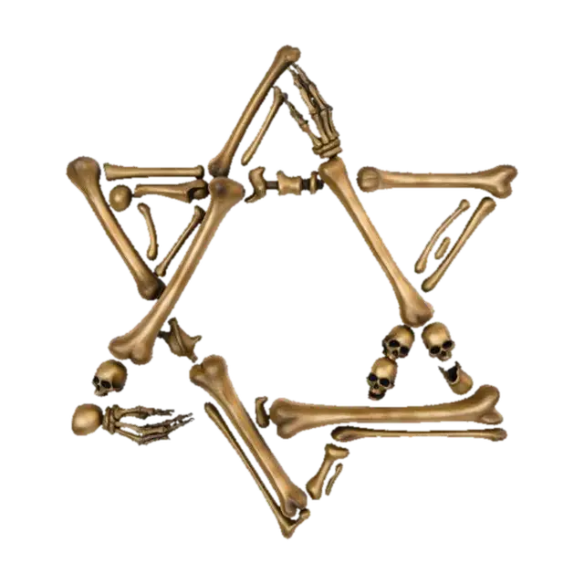 Bone Star 3D-model, gegenereerd door AI