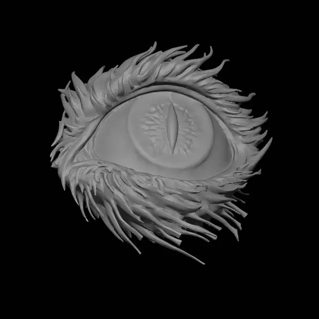 3D model for Eye of the Ember Dragon