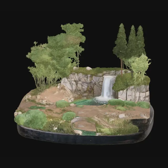 3D model for Cliffside Cascade