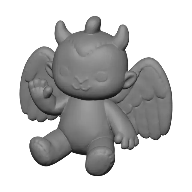 3D model for Amber Angel Plush