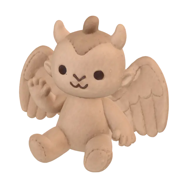 3D model for Amber Angel Plush