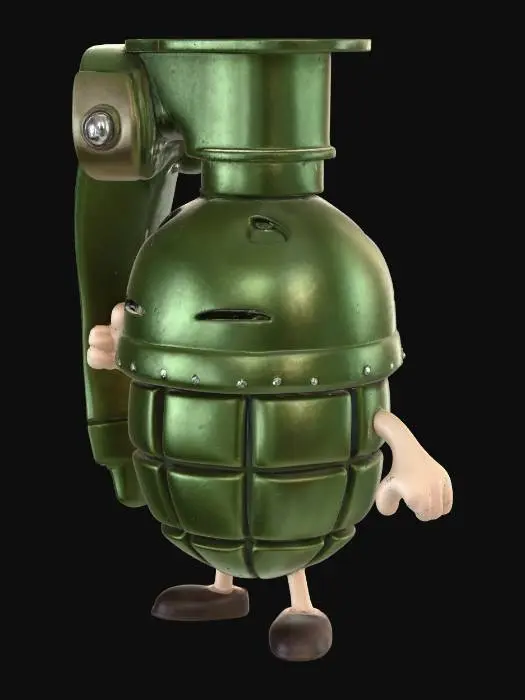 3D model for Smiling Grenade