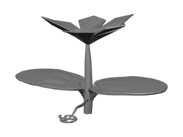 3D model for Origami Sprout