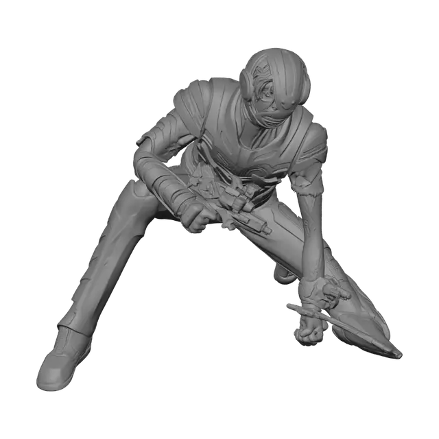 3D model for Crimson Ranger in the Ruins