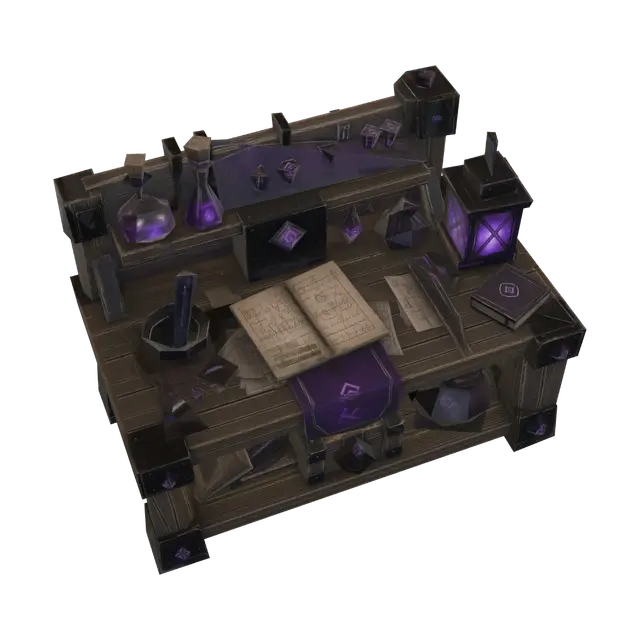 3D model for Arcane Alchemist's Workbench