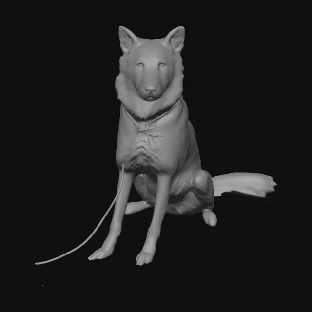 3D model for Husky in the Garden