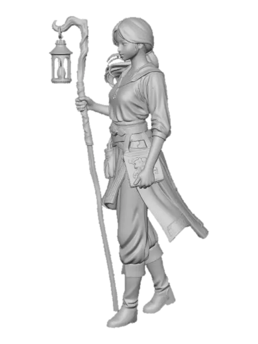 3D model for Peaceful healer
