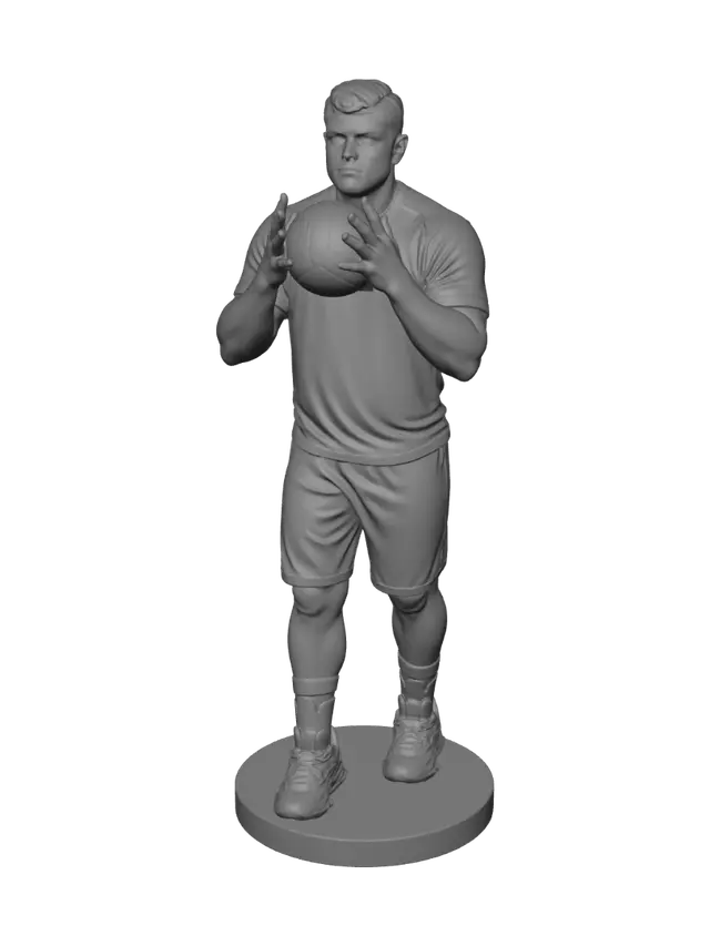 3D model for Volleyball Warrior in White