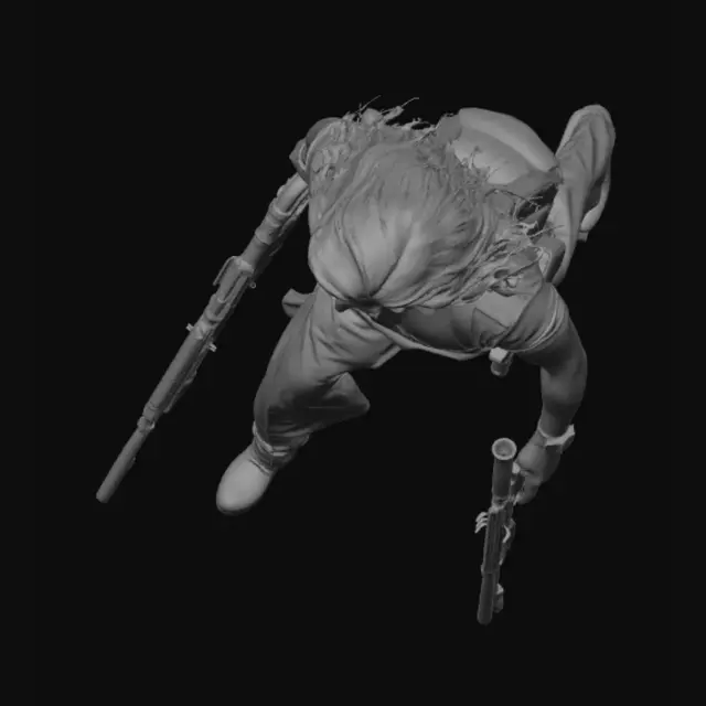 3D model for Desert Warrior
