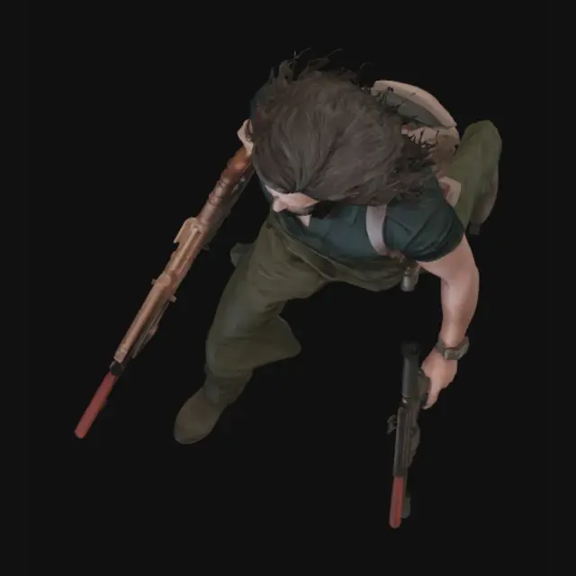 3D model for Desert Warrior