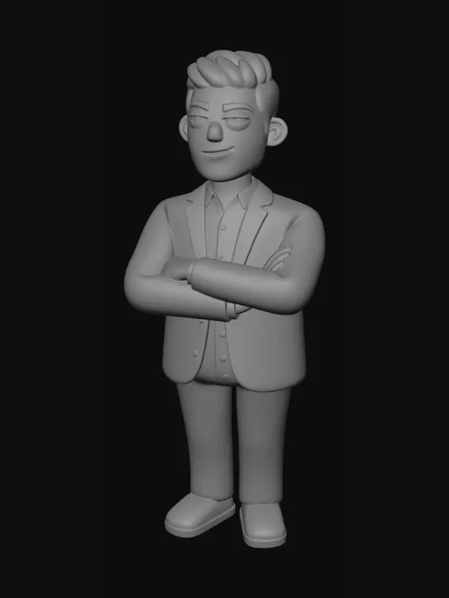 3D model for Confident Avatar in a Suit