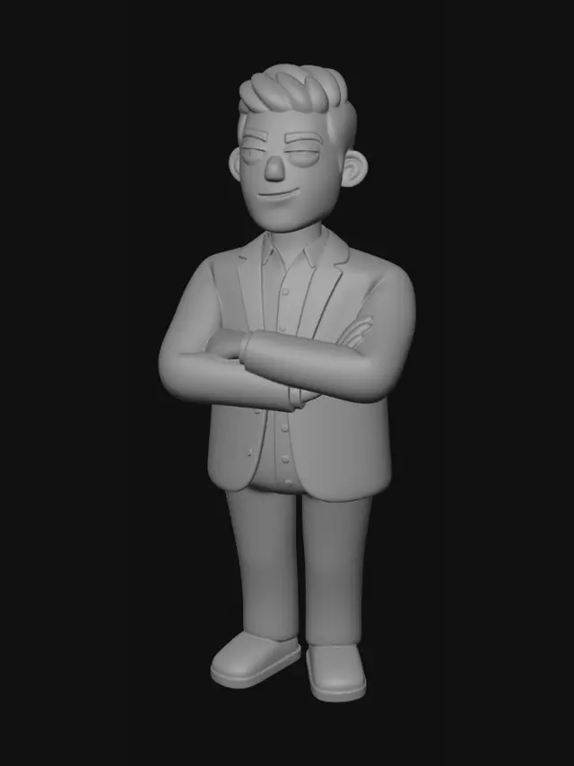 3D model for Confident Avatar in a Suit